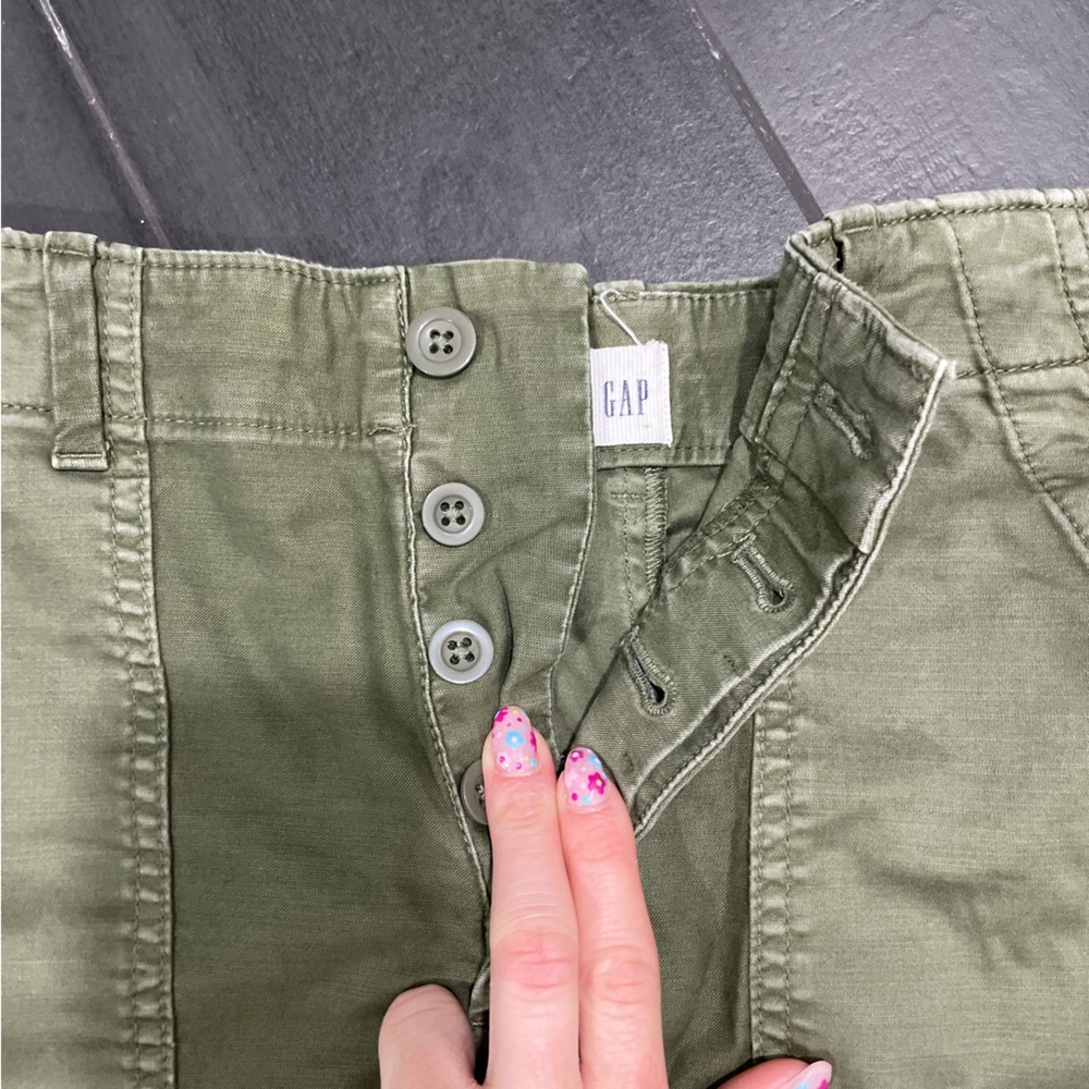 Gap Patchwork Green Cargo Pants - image 4